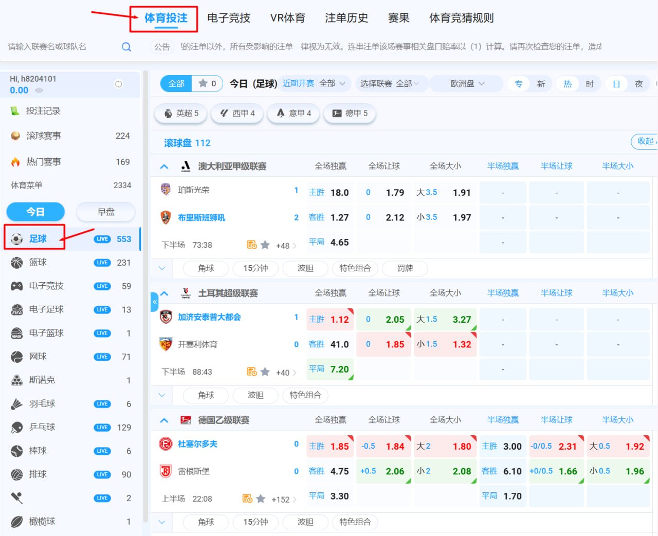 H88提供專業滾球投注玩法